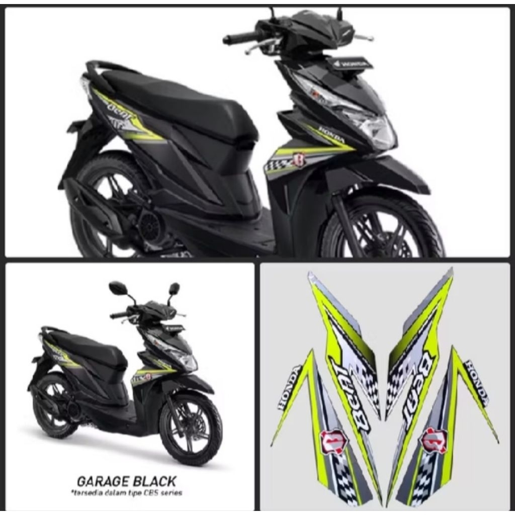STRIPING STANDAR BEAT FI ESP 2018 WARNA HITAM STABILO