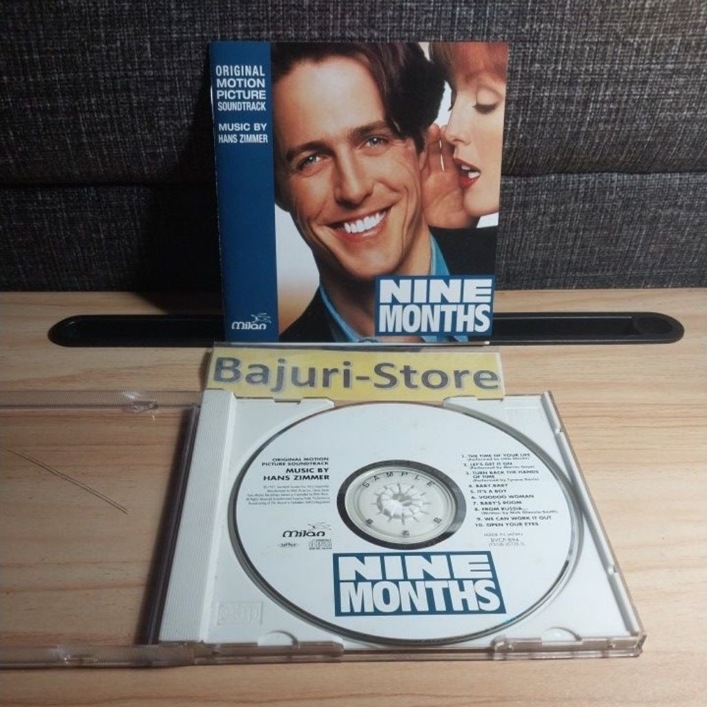 CD Hans Zimmer "Ost Nine Months"/Made in Japan/Rilisan  Lama/Original
