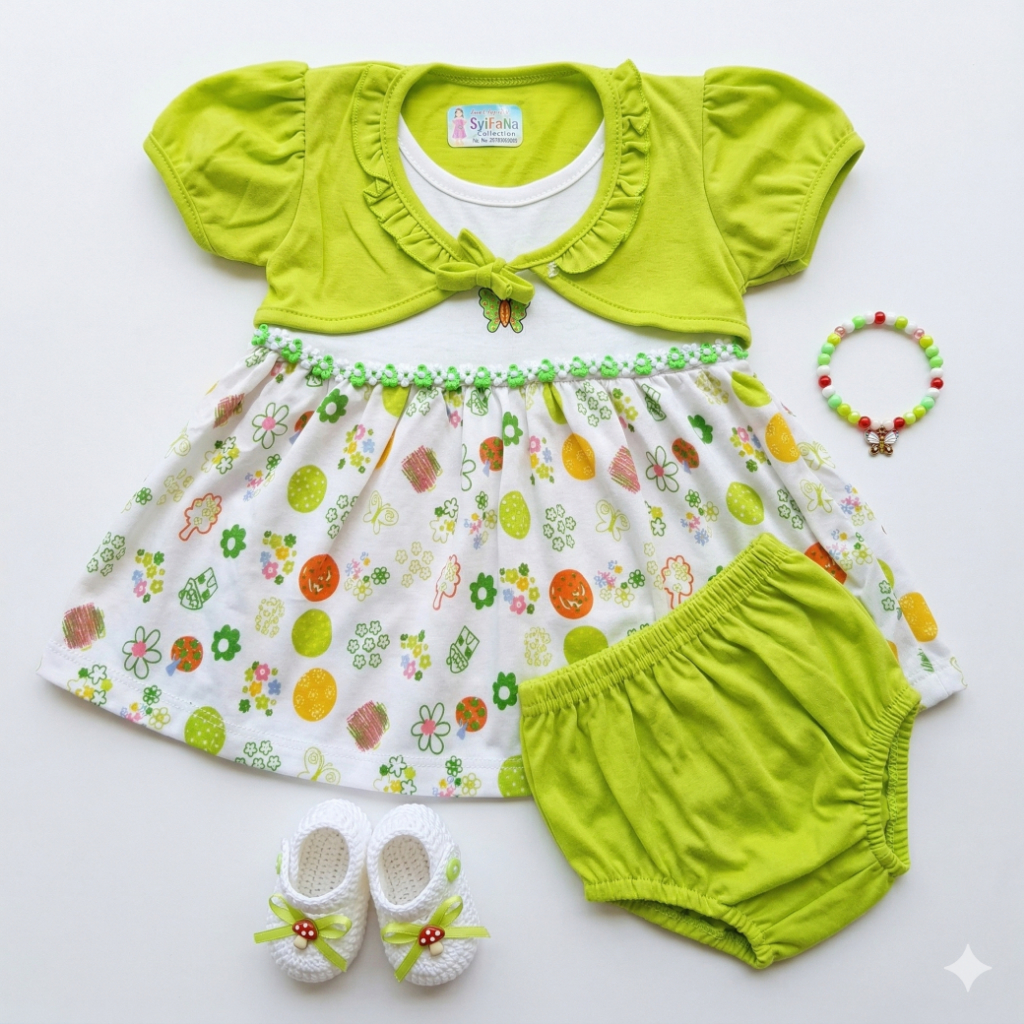 Syifana - FAD040 - Baju Bayi / Setelan Bayi Celbym Kupu