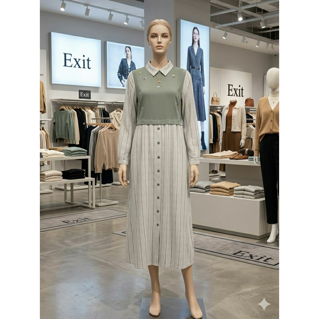 Gamis Exit original matahari diskon XXL
