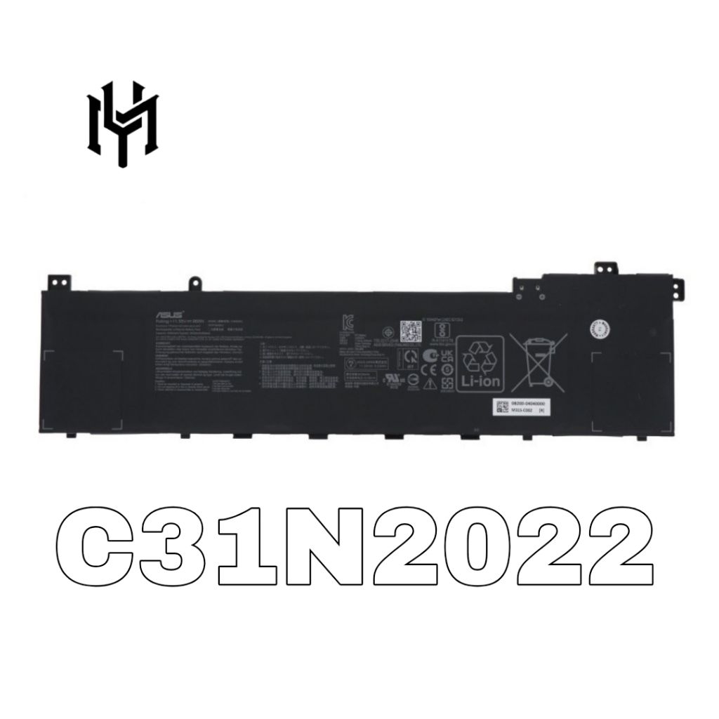 C32N2022 BATTERY BATERAI ASUS
ZenBook Pro 15 OLED UM535QE VivoBook Pro 16 16X M7600RE M7600QE N7600P