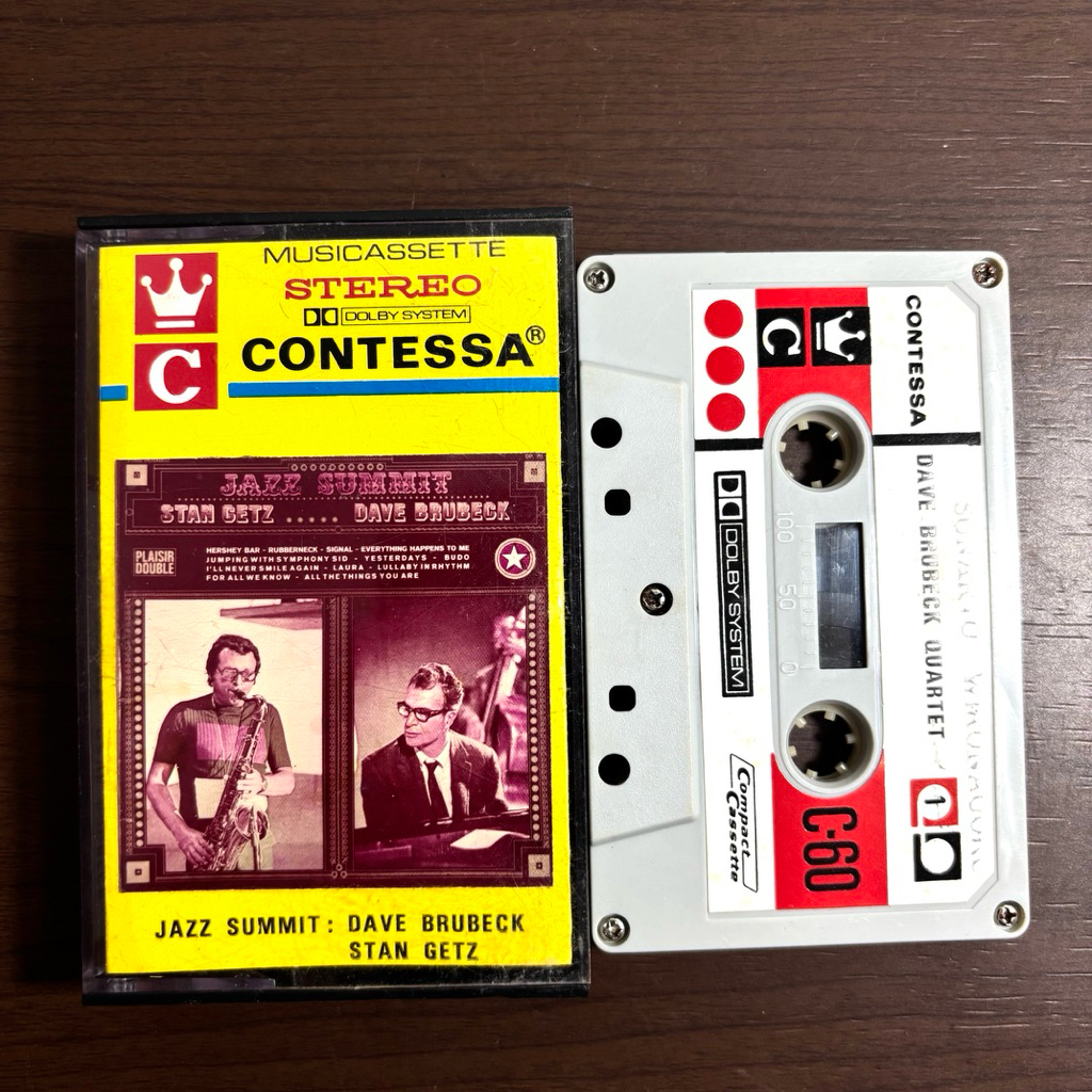 Kaset Pita Jazz Summit Dave Brubeck Stan Getz