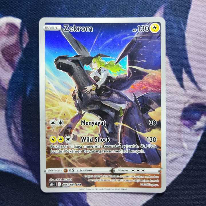 POKEMON TCG INDONESIA ZEKROM CHR