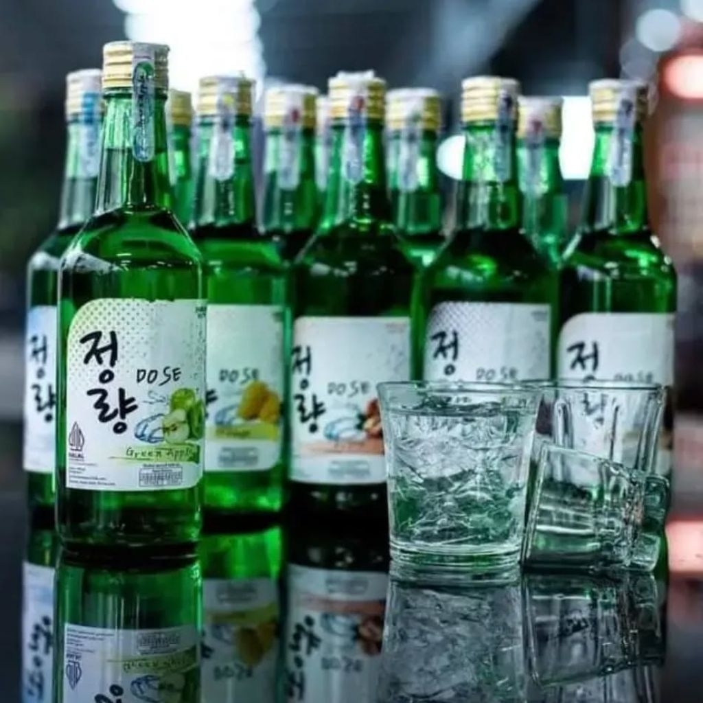 Korean Sparkling Grape Dring 0% Alkohol | Minuman Segar Halal |Fizzy Drink Premium