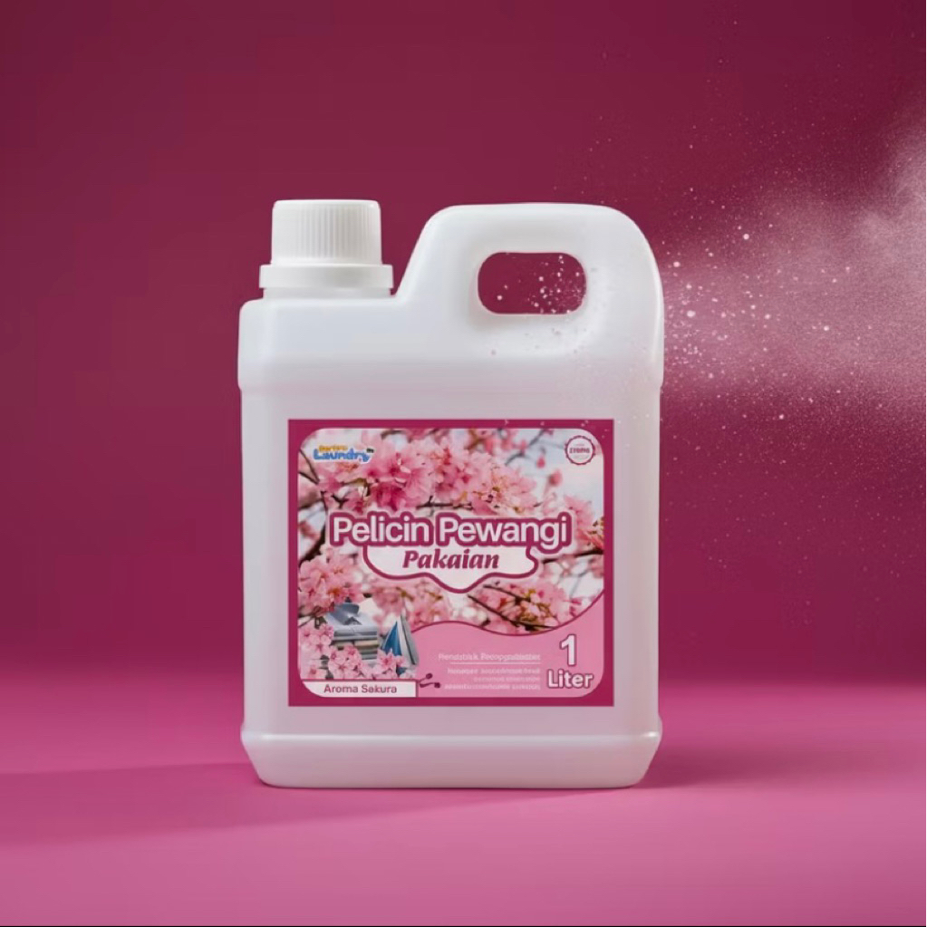 PEWANGI PELICIN LAUNDRY SETRIKA AROMA SAKURA – 1 LITER
