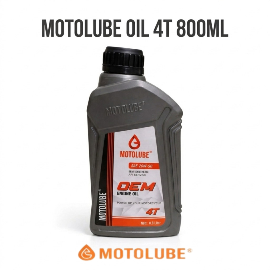 Oli Motolube 4T 800ml Semi Synthetic API Service SAE 20W-50