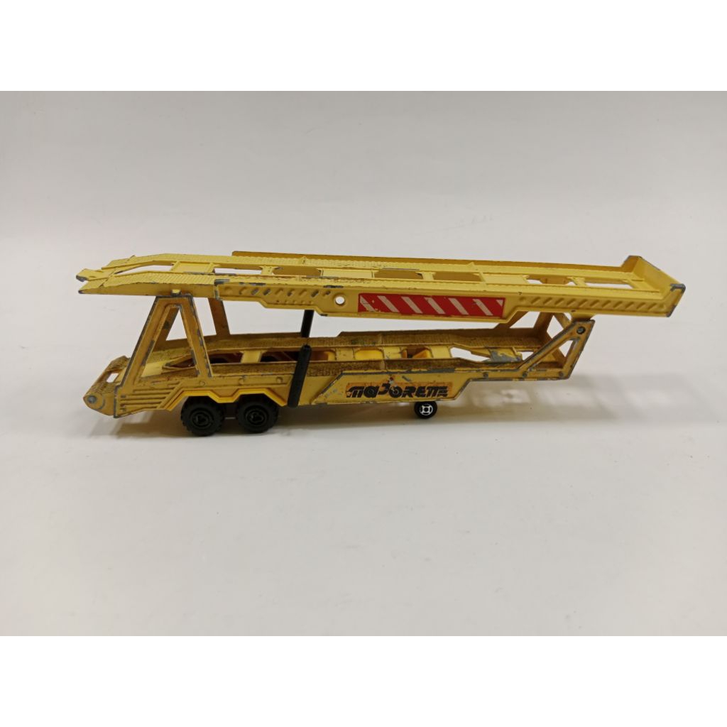 Vintage Diecast Majorette Saviem Car Transporter