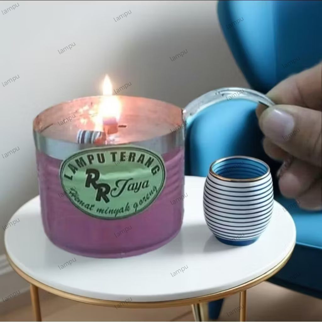 (TERMURAH) Lampu unik minyak goreng DAMAR RITUAL lampu hias mini / lampu ritual / lampu ublik / dama