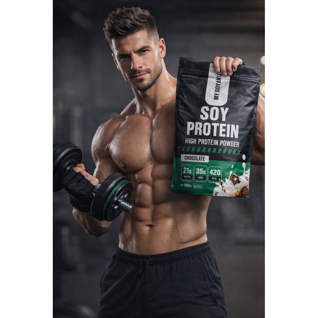 SOY PROTEIN RASA COKLAT || SUSU FITNESS TINGGI PROTEIN || SOY PROTEIN COKLAT COCOK UNTUK ANAK GYM