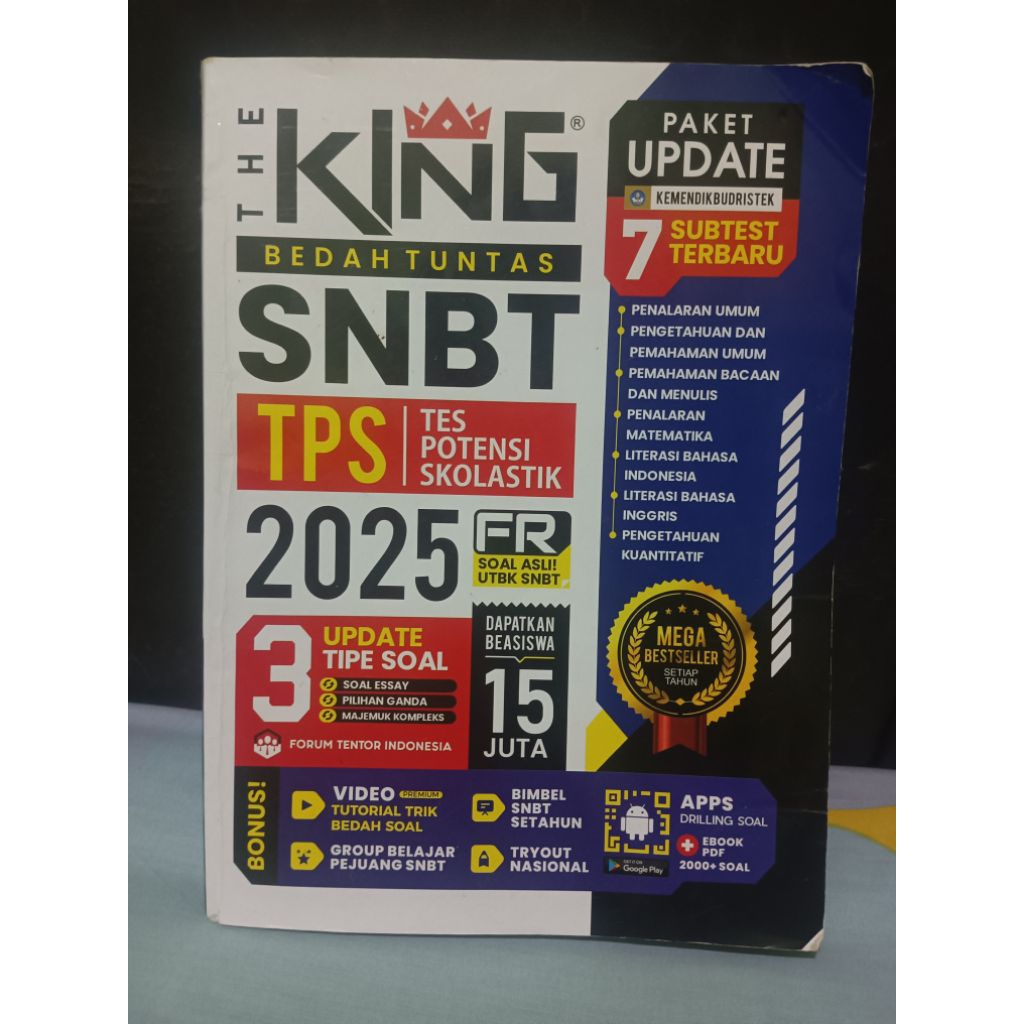 Preloved Buku utbk Theking 2025 + Drilling soal utbk
