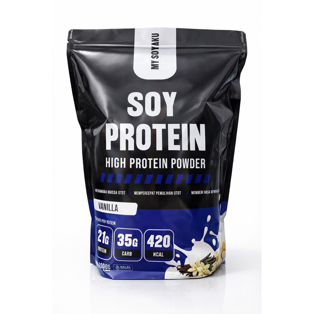 SOY PROTEIN RASA VANILLA || NUTRISI PROTEIN FITNESS GYM ||  WHEY SOY PROTEIN MURAH