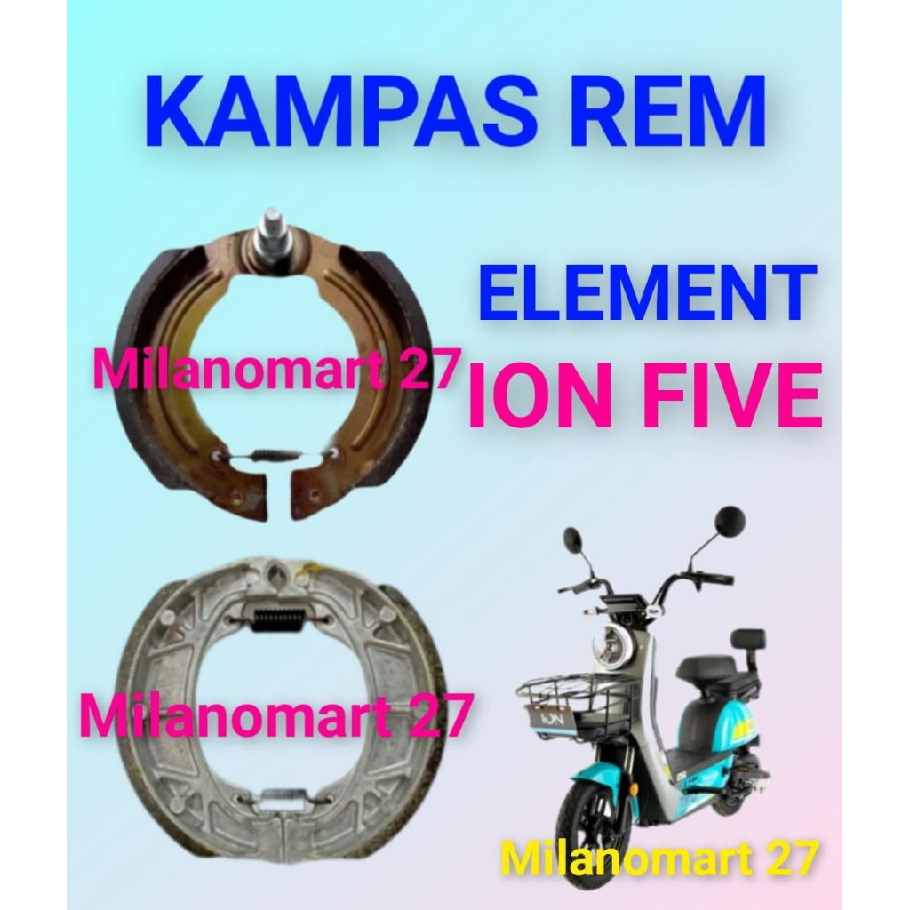 kampas rem sepeda listrik element ion five kampas rem sepeda listrik element ion five