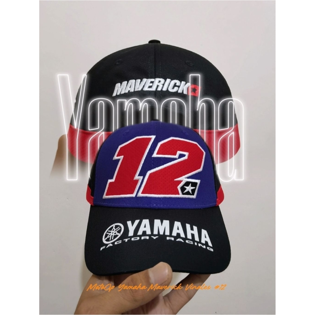 Topi Motogp Yamaha #12 Maverick Vinales