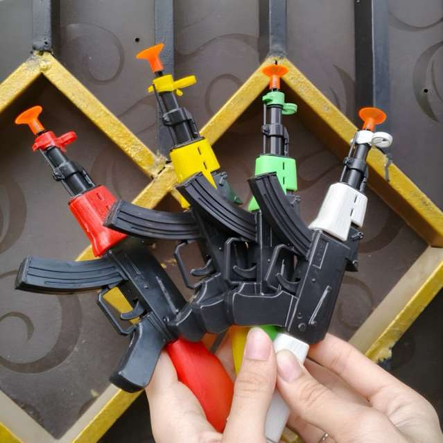 { Isi 5 Pcs } Mainan Senapan AK Anak Peluru Busa Soft Bullet Gun | Pistol Tembak Mainan Anak Murah