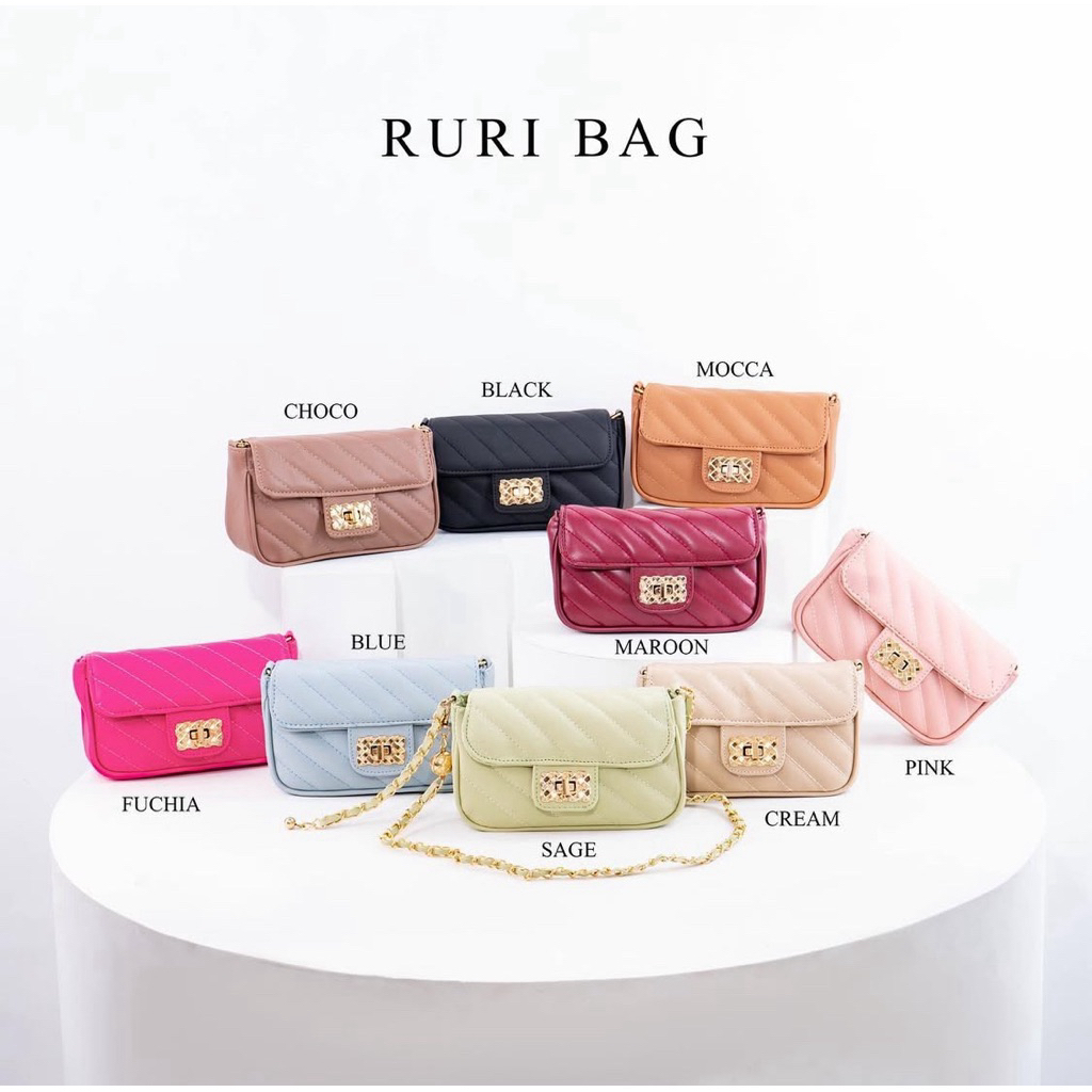 RURI BAG TAS SELEMPANG RURI PREMIUM MINI WANITA TERBARU