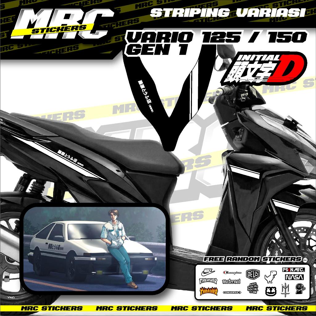 STRIPING / STIKER / SKOTLET VARIASI / CUSTOM VARIO 125 150 / VARIO GEN 1 ae86  INITIAL D D1