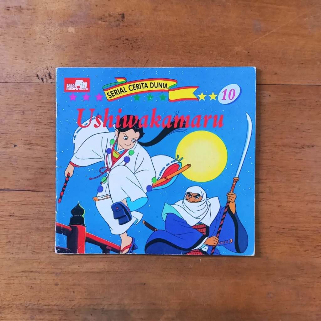 Buku Anak Serial Cerita Dunia Shogo Hirata Nomor 10 Ushiwakamaru Penerbit Elex Media Komputindo Kond