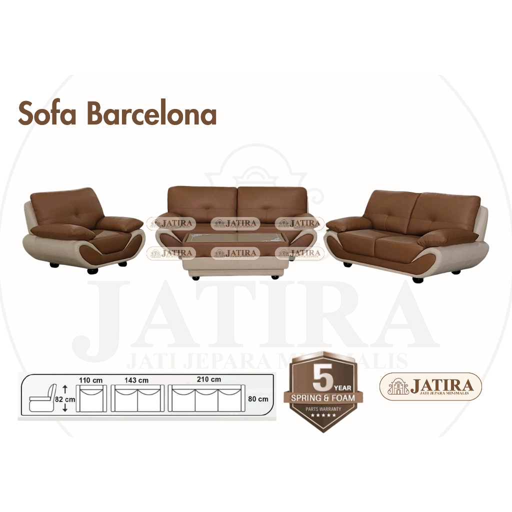 Sofa Barcelona | Sofa Ocean Mewah Palembang