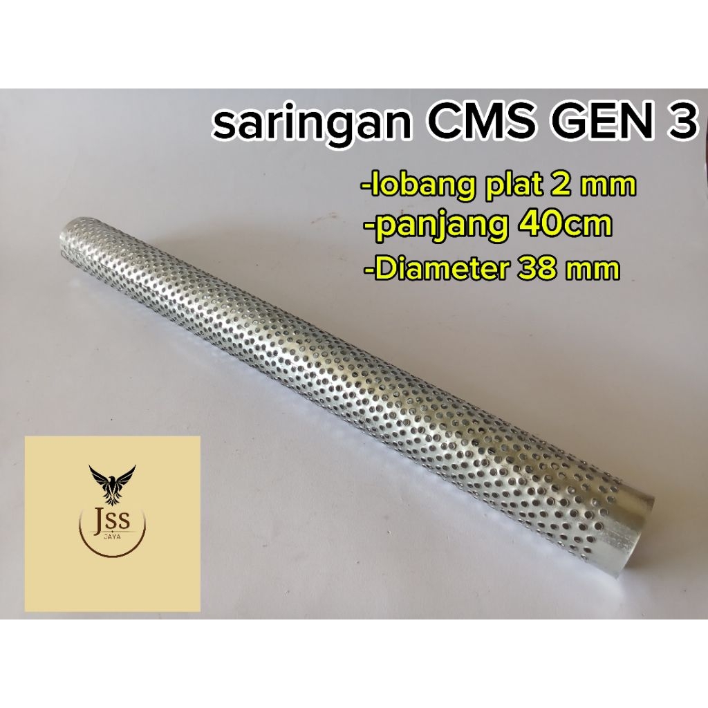 saringan knalpot PNP CMS ZRC TSIGIGI lubang 2 mm inlet 38