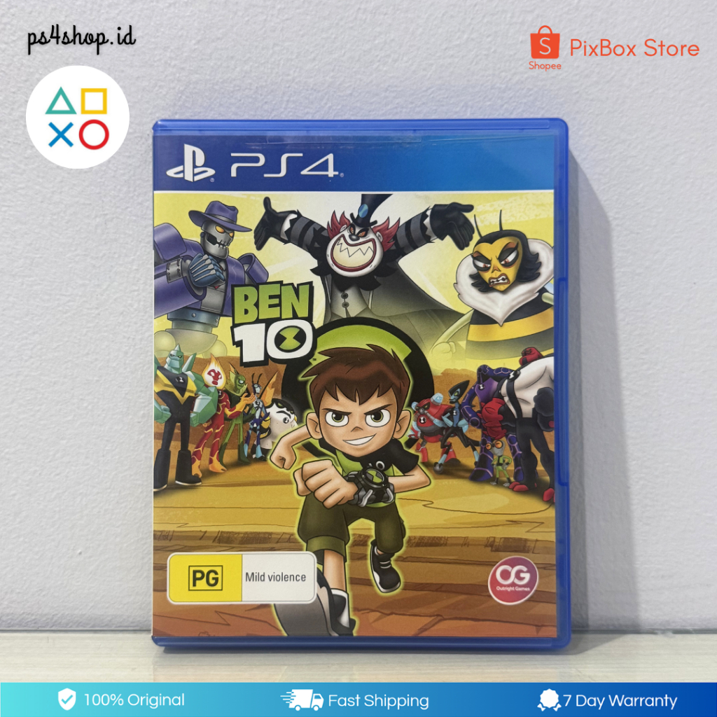 BD Kaset Ben 10 PS4 Original Second Bekas | Game Disc Ben Ten Action Adventure Cartoon Seru