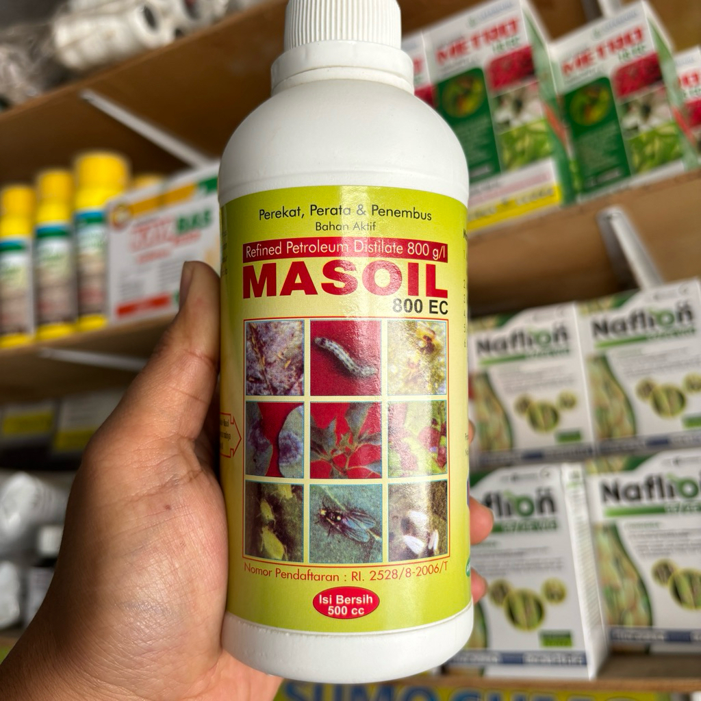 Perekat Perata Penembus MASOIL 800 EC 500 ml Adjuvant Semprot Pertanian Penguat Pestisida