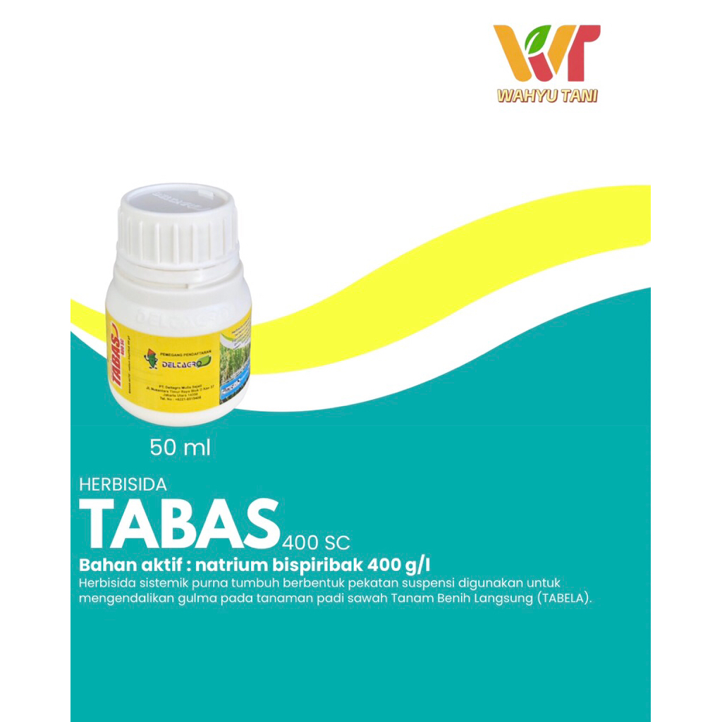 Herbisida Tabas 400 SC 50ml  - Sistemik, Efektif, untuk padi