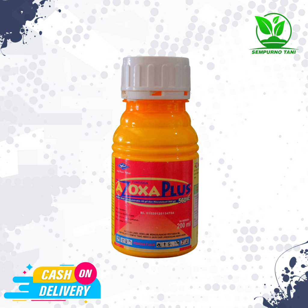 FUNGISIDA - AZOXA PLUS 560 SC - 200 ml - Cap Kapal Terbang klorotalonil daconil amistartop zorvec