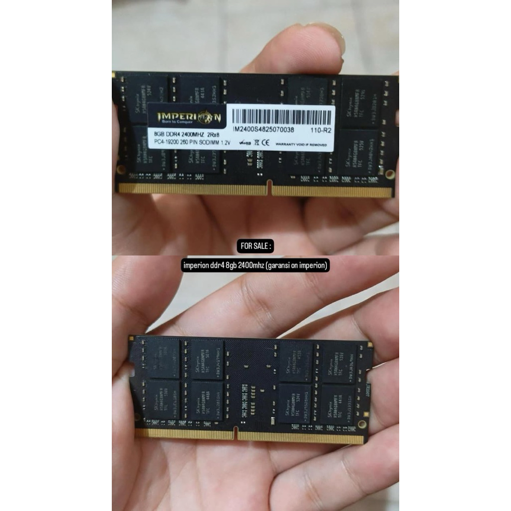 RAM IMPERION 8GB 2400MHZ
