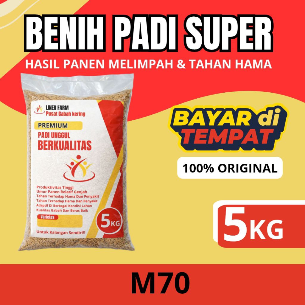 benih padi M70D isi 5kg