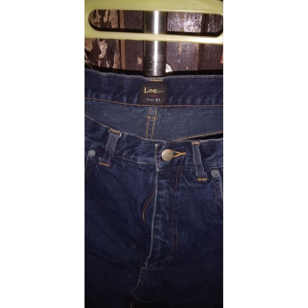 PRELOVED CELANA JEANS PRIA LEE COOPER ORI - DARK BLUE JEANS - LEE COOPER ORI SIZE 31