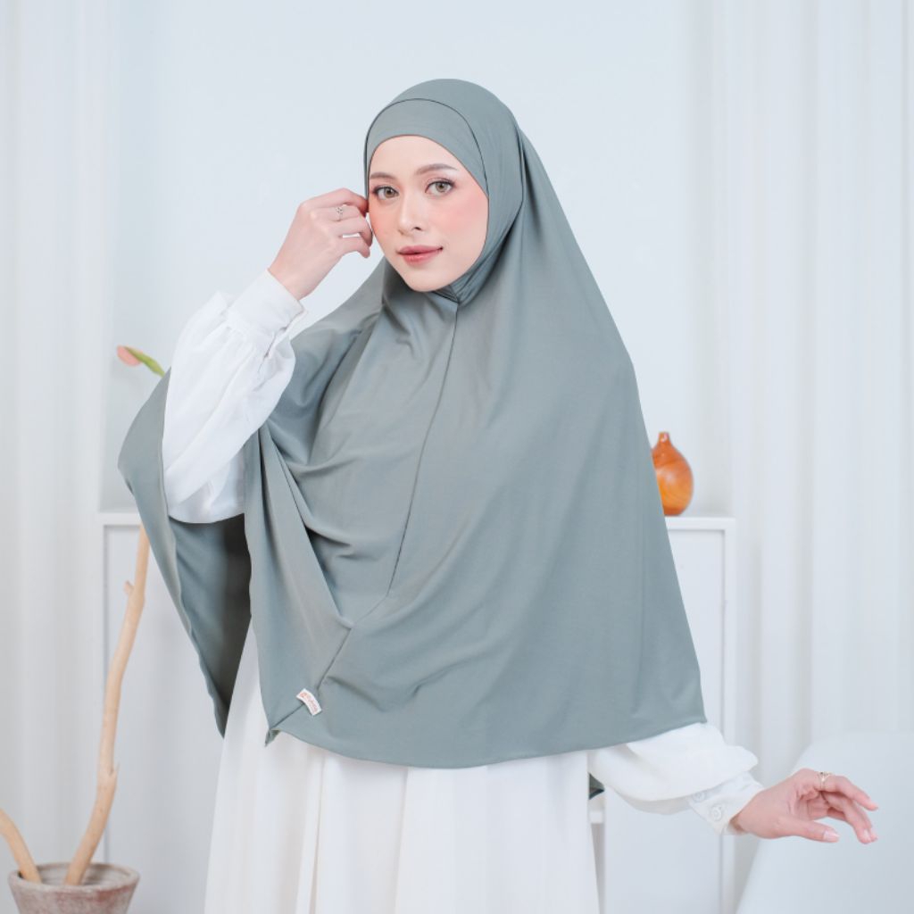 Jilbab Bergo Najma XL malay non pet jersey premium
