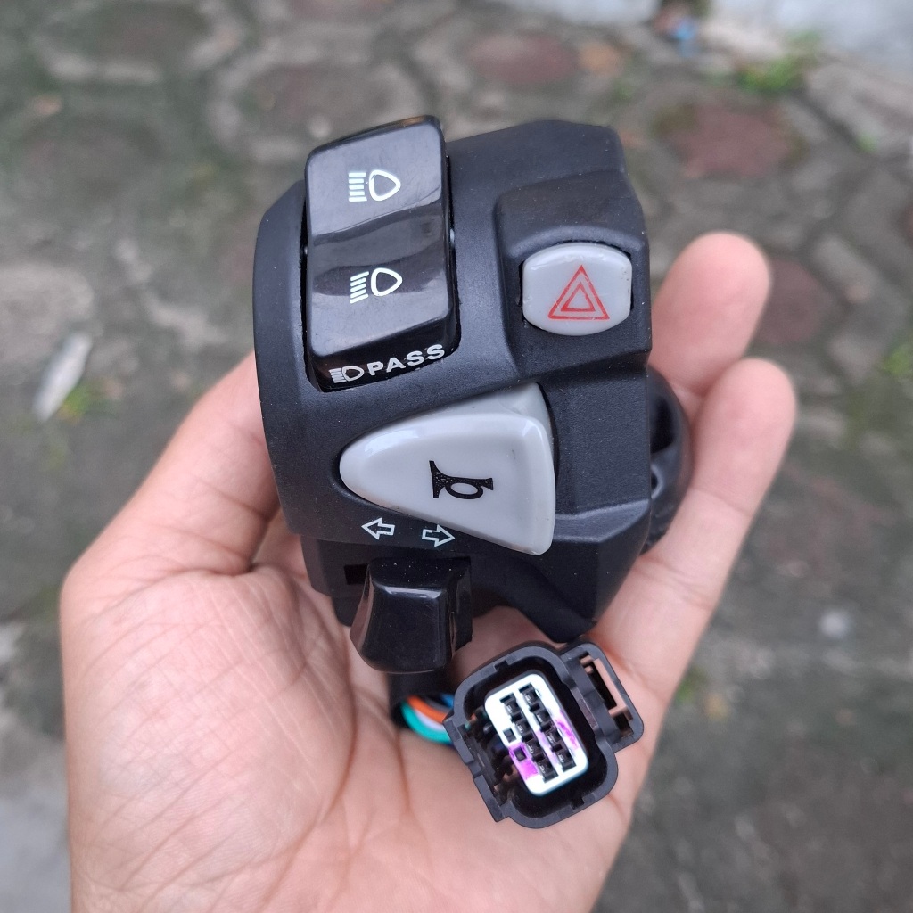 Saklar vario 150 125 led new variasi lampu hazard