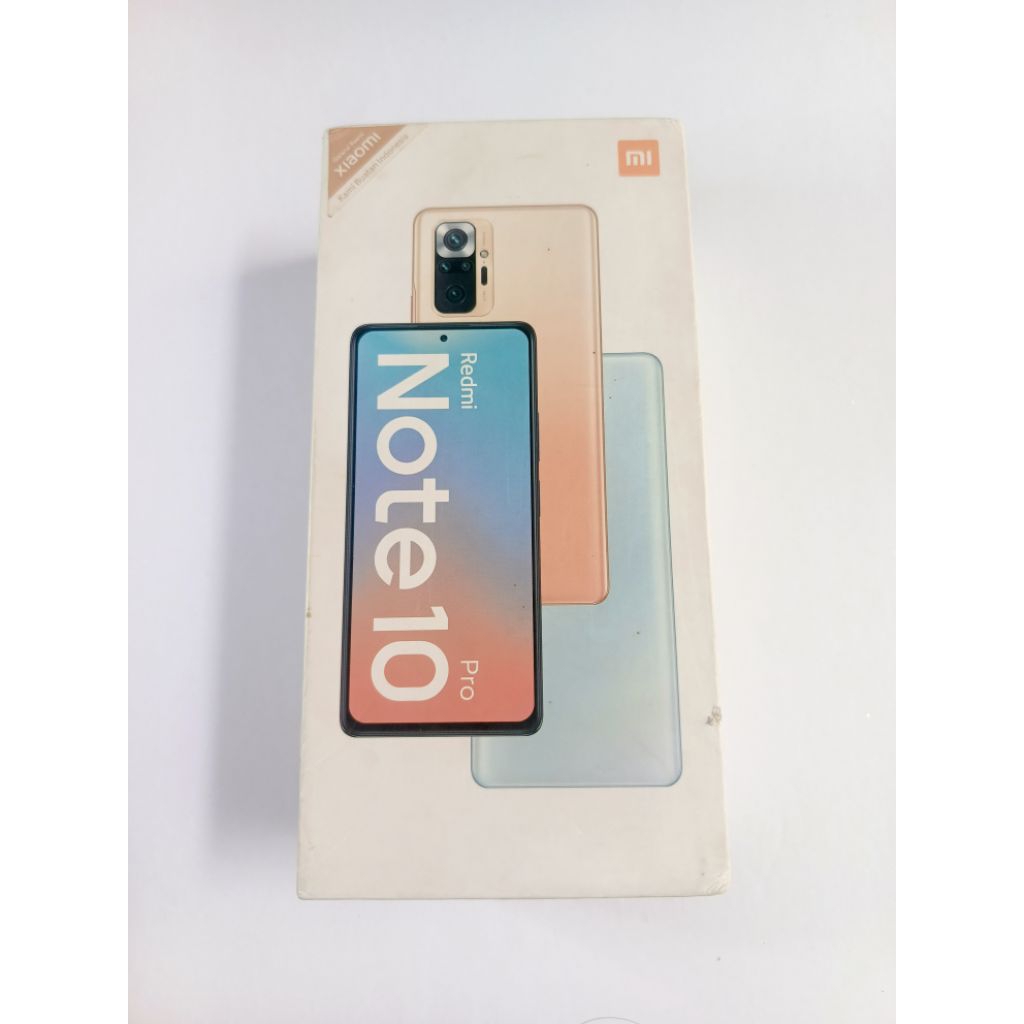 Box / Kotak Redmi Note 10 Pro Ram 6/128 Warna Onyx Gray Ori Copotan / Ori Bawaan Hp