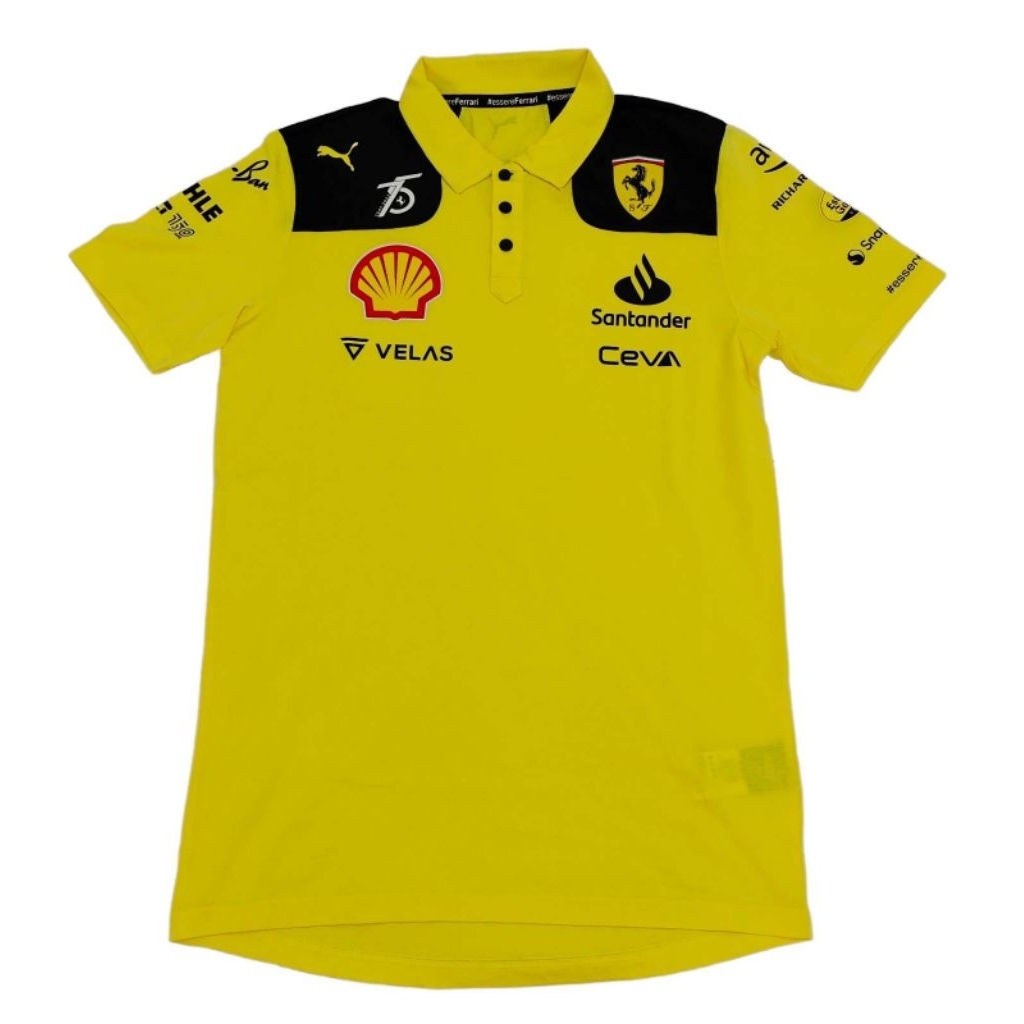 Kaos Polo Ferrari F1 Driver Team Issue 2023 Monza Special Edition