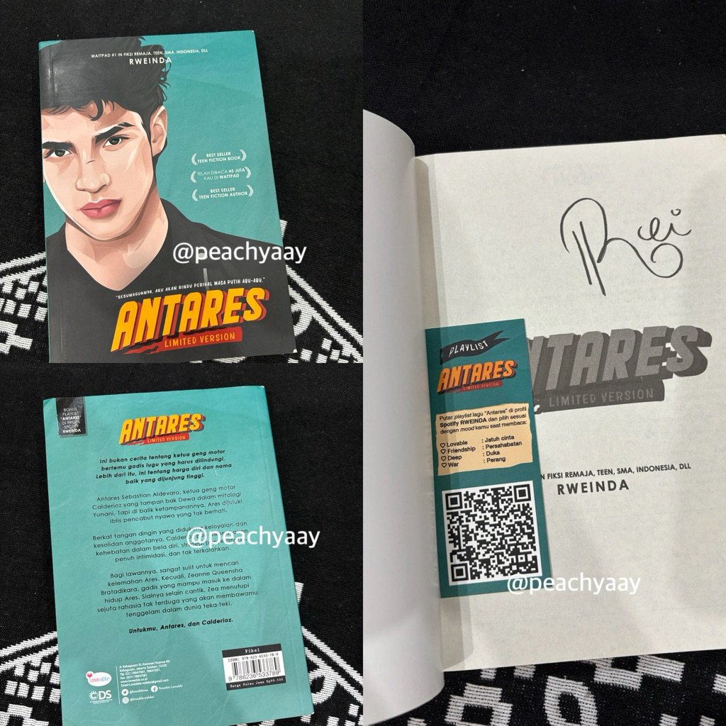 wts preloved novel antares 100% original