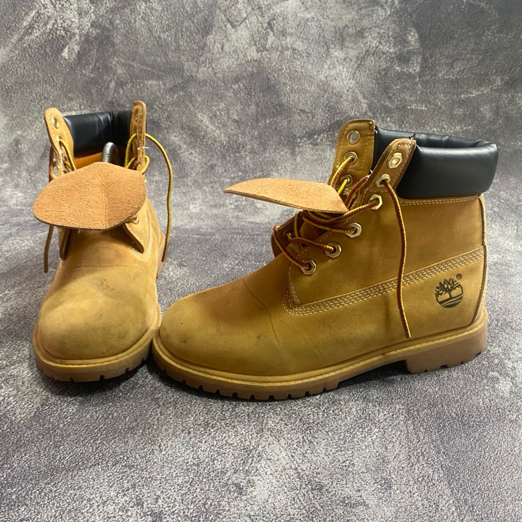 Sepatu Boots Timberland Yellow Iconic Second Original