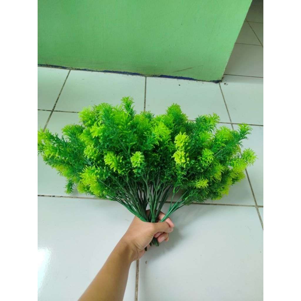 Daun Mimosa Bulat Artificial