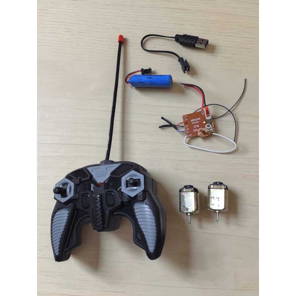 Module Modul RC 4 Channel Paket Lengkap Frekuensi 27Mhz, Transmitter & Receiver Controller 4 Saluran