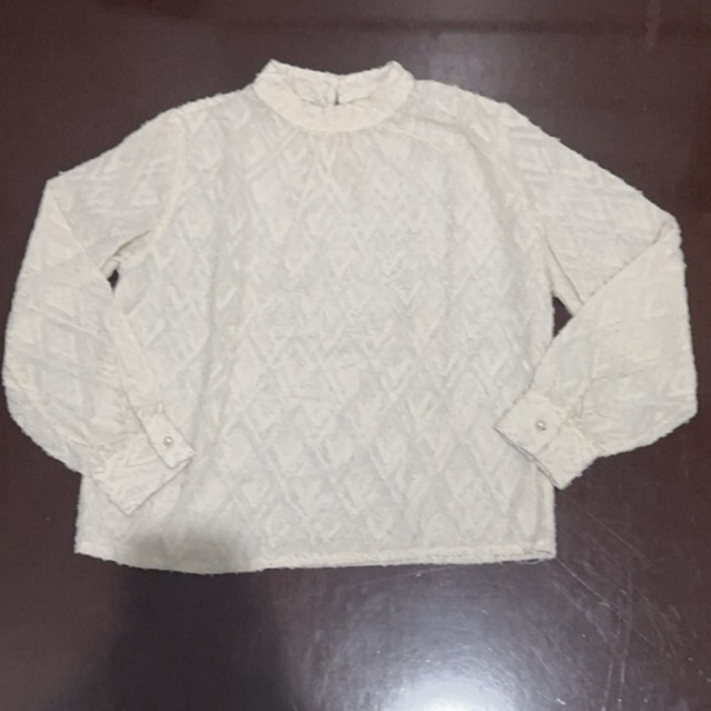 Preloved Blouse Embroidery Baby Yellow