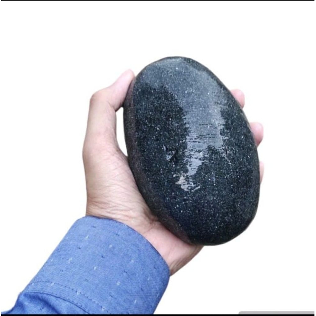 Ulekan Batu - Munthu Batu bulat, Kuat, Tahan Lama, Tekstur Keras, Batu Alam Asli