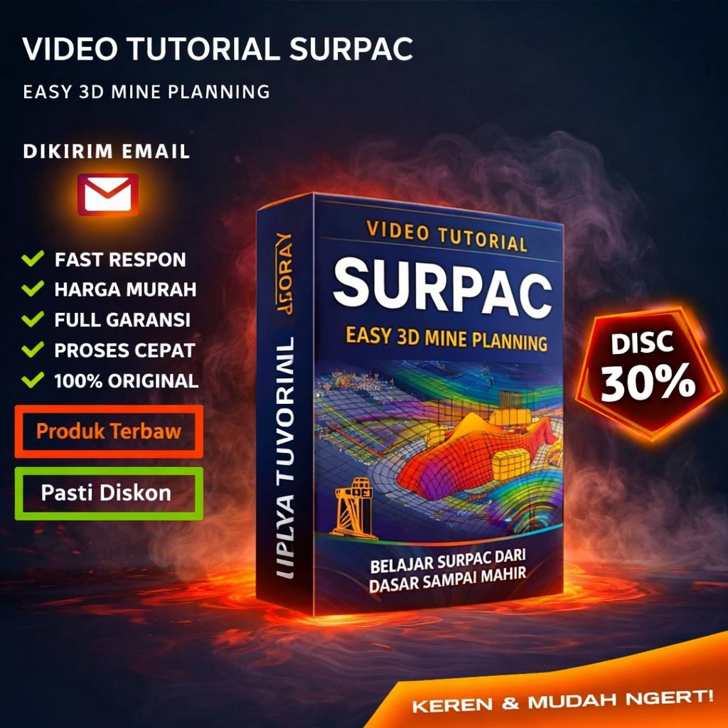 Belajar Surpac Mining Software Lengkap + File Training | Tutorial Surpac untuk Pemula & Mahir