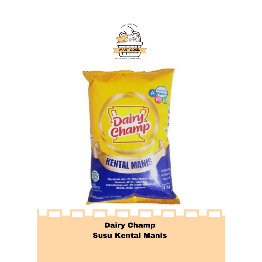 Susu Krimer | Susu Kental Manis SKM Dairy Champ Bantalan 1kg