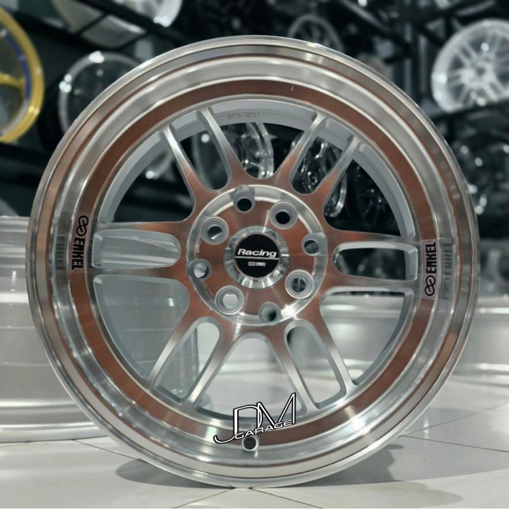 velg enkei rpf1 ring 15 pcd 4x100 - 4x114,3 lebar 6,5 velg racing r15 velg mobil Avanza Xenia Livina