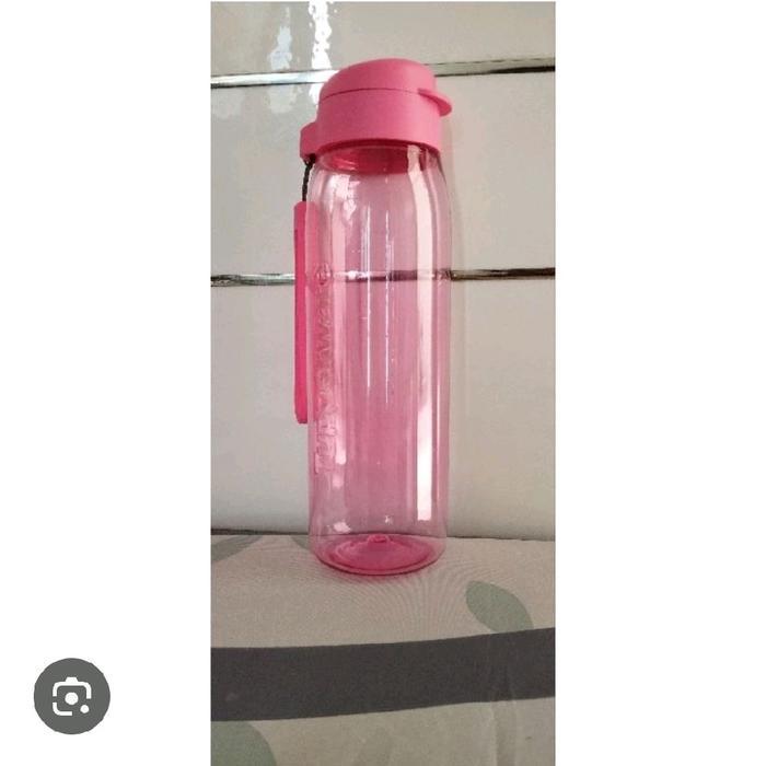 H2Go Botol Kristal Ukuran 750ml dengan Variasi Warna Hitam Pink Biru untuk Minum Sehari-hari