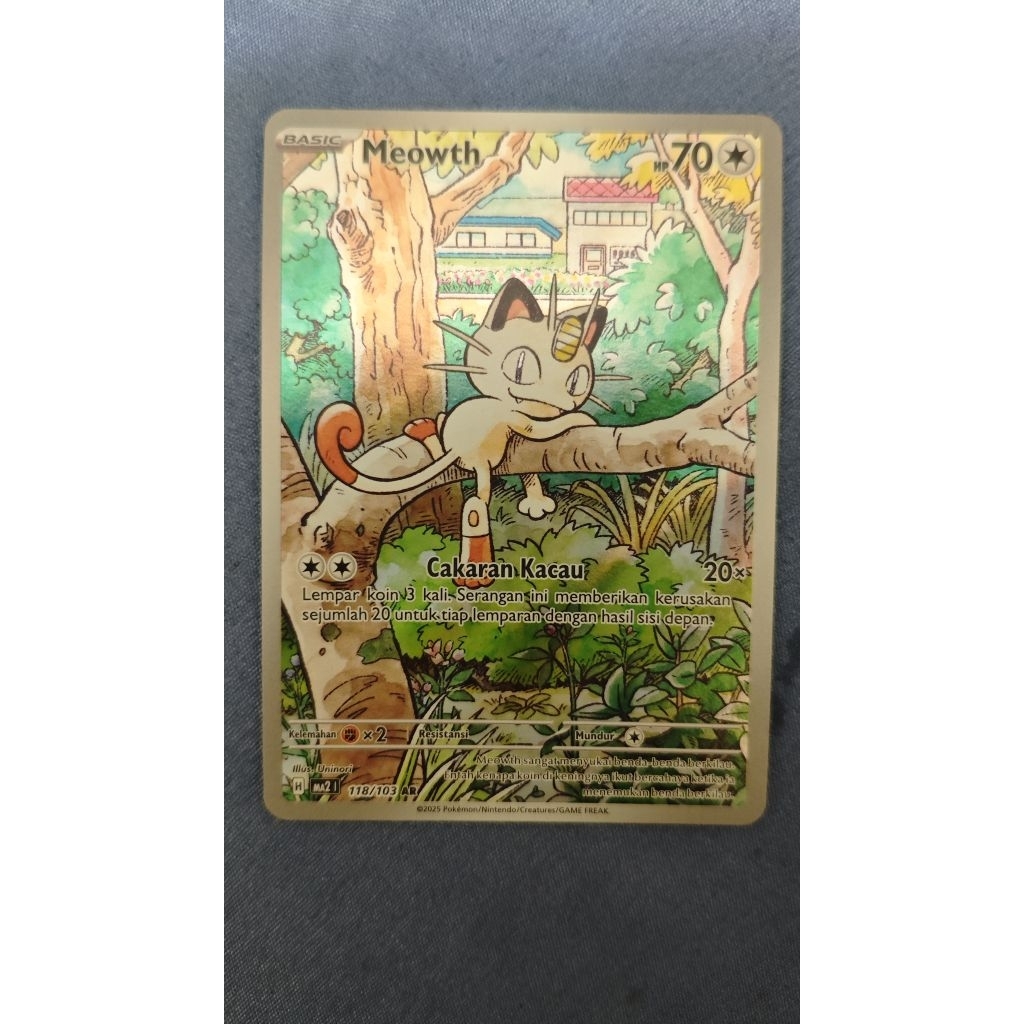 Meowth AR Kobaran Biru (MA2) 118/103