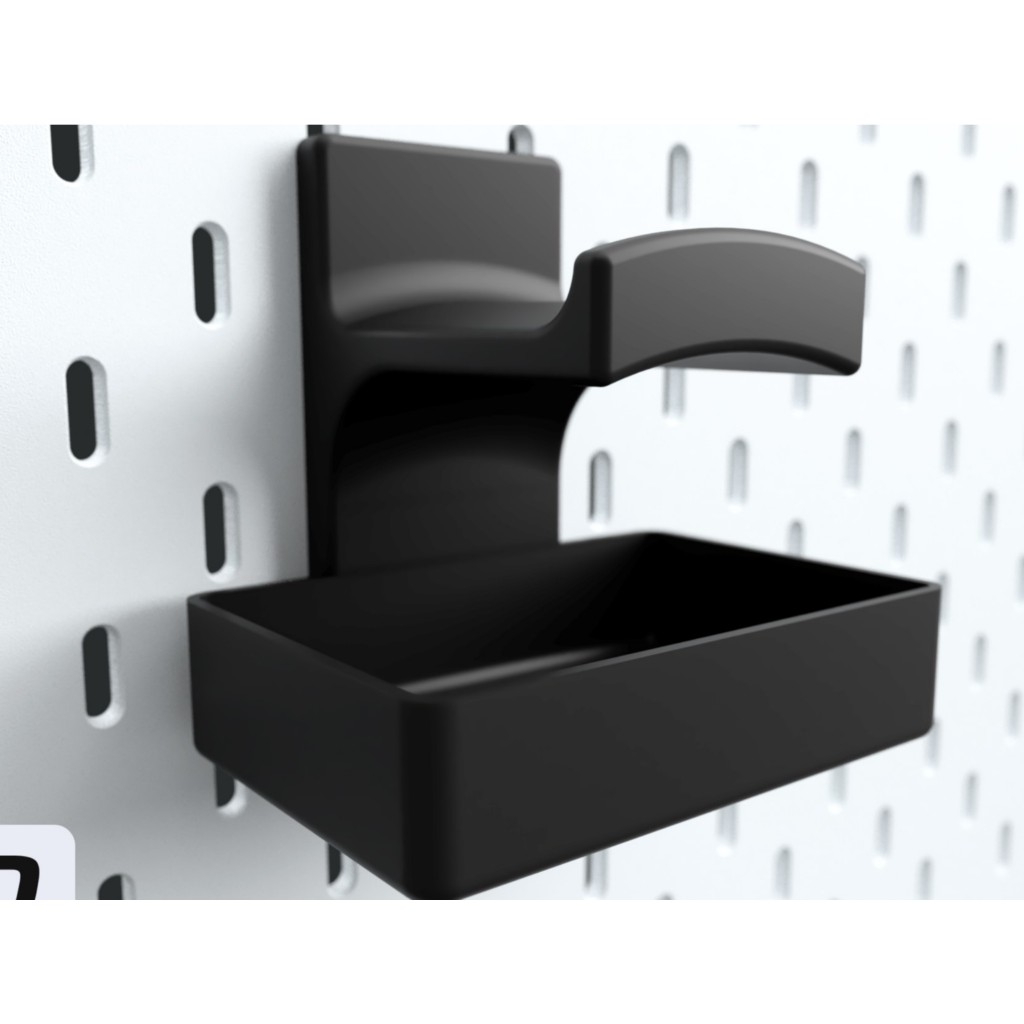 Ikea Skadis Headphone holder -Ikea Skadis Ultimate Headphone Holder