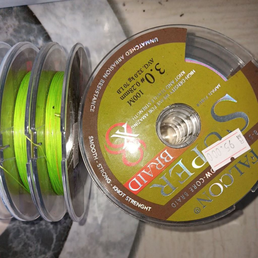 PE Super Braid Falcon Smooth Strong X8 100 M PE 3.0 PE 4.0