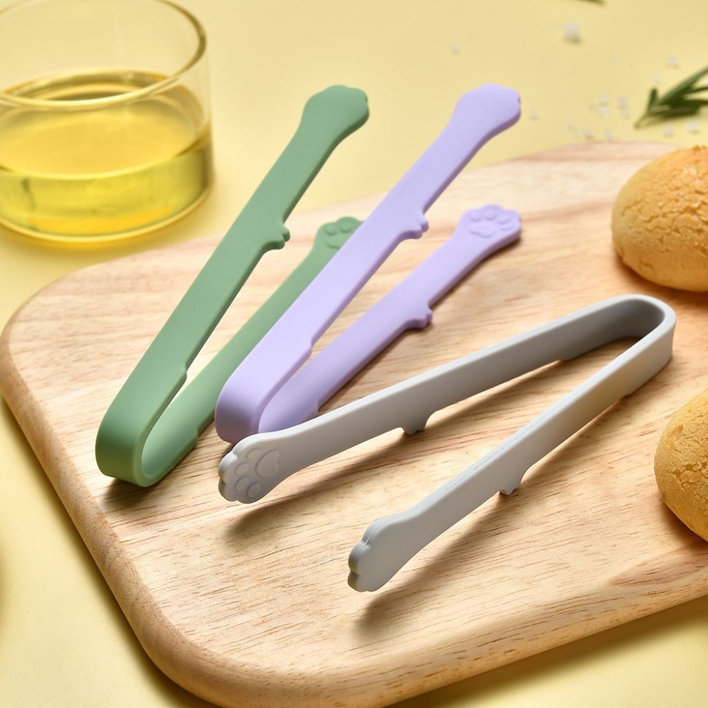 Capitan Makanan Mini Penjepit snack Capitan Silicone mini Capitan Tahan Panas penjepit snack Kecil B