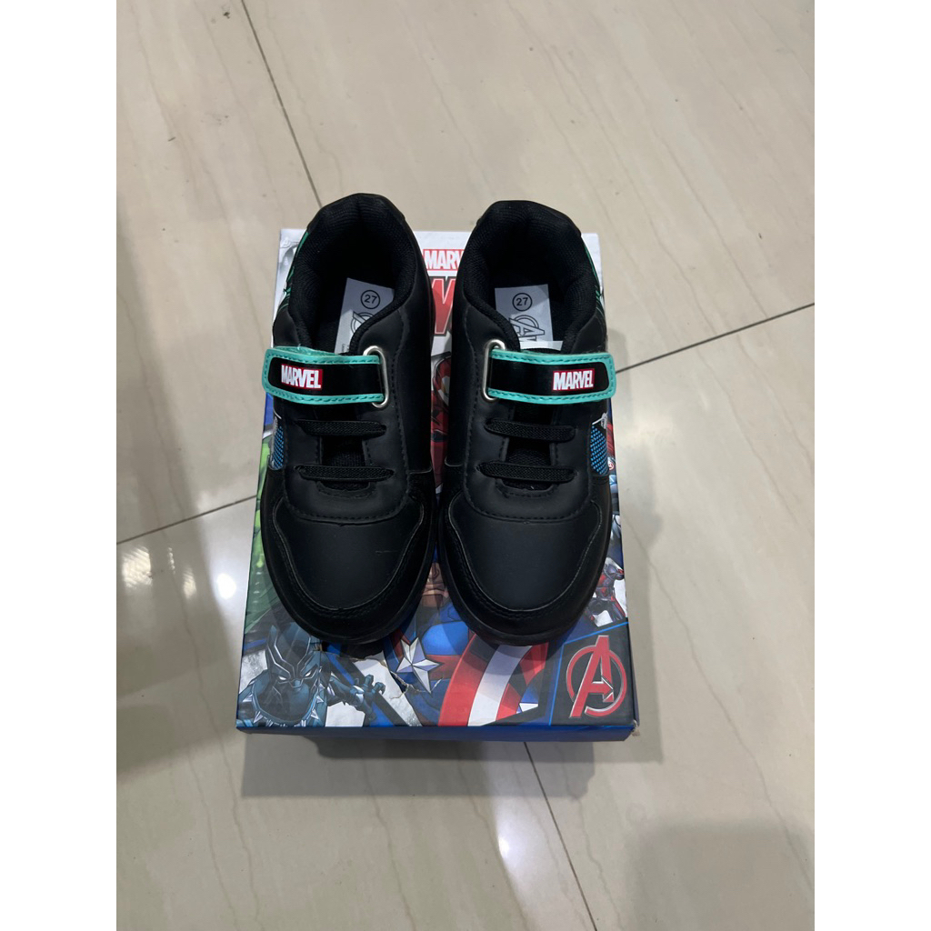 Sepatu Anak Marvel Avengers Sneakers Navy/Cobalt Blue 100%