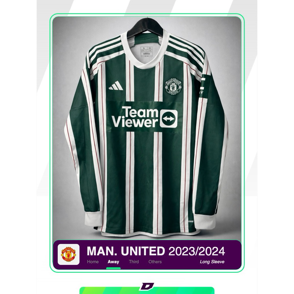 Jersey Manchester United Away 2023/2024 Long Sleeve